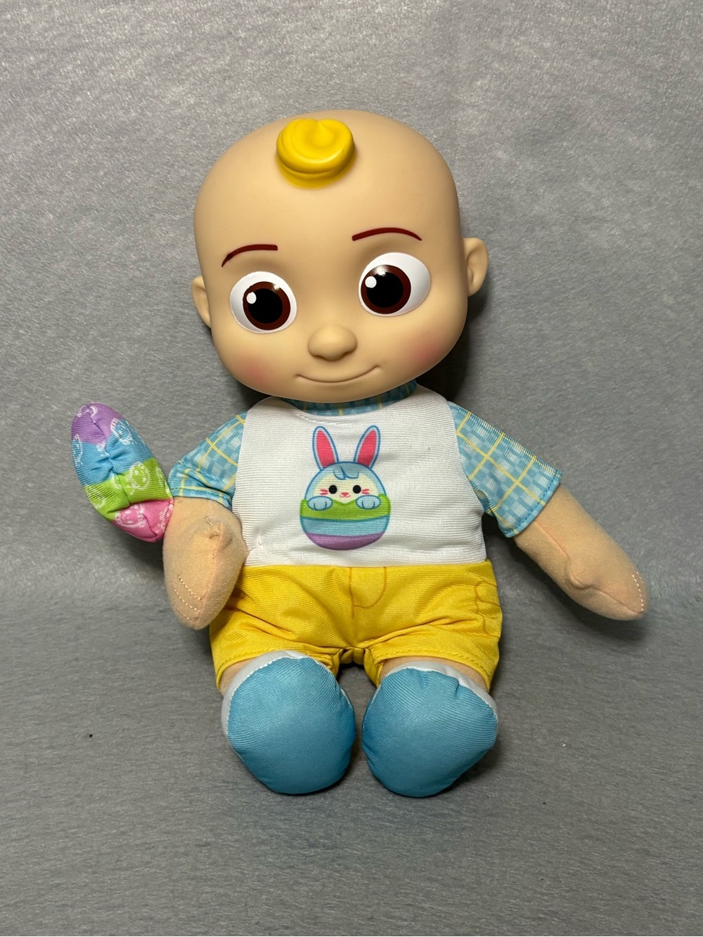 Cocomelon JJ Springtime Plush Baby Doll, Multicolor, Cocomelon Character Family